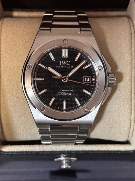 iwc ingenieur 40mm black|iwc ingenieur 2023 price.